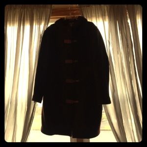 100% Wool Hooded Coat